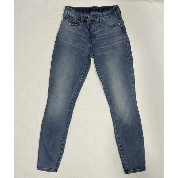Lucky Brand Jeans Mid Rise Skinny Ava Medium Wash Stretch Denim 4 / 27 (25/27) - Picture 1 of 7